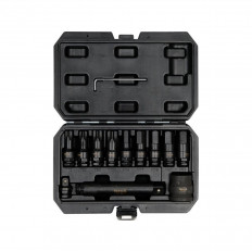 Комплект ударни вложки YATO, 3/4", TX, HEX, 12 части