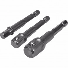 Комплект адаптори 1/4" за вложки, 1/4", 3/8", 1/2", YATO, 3 части