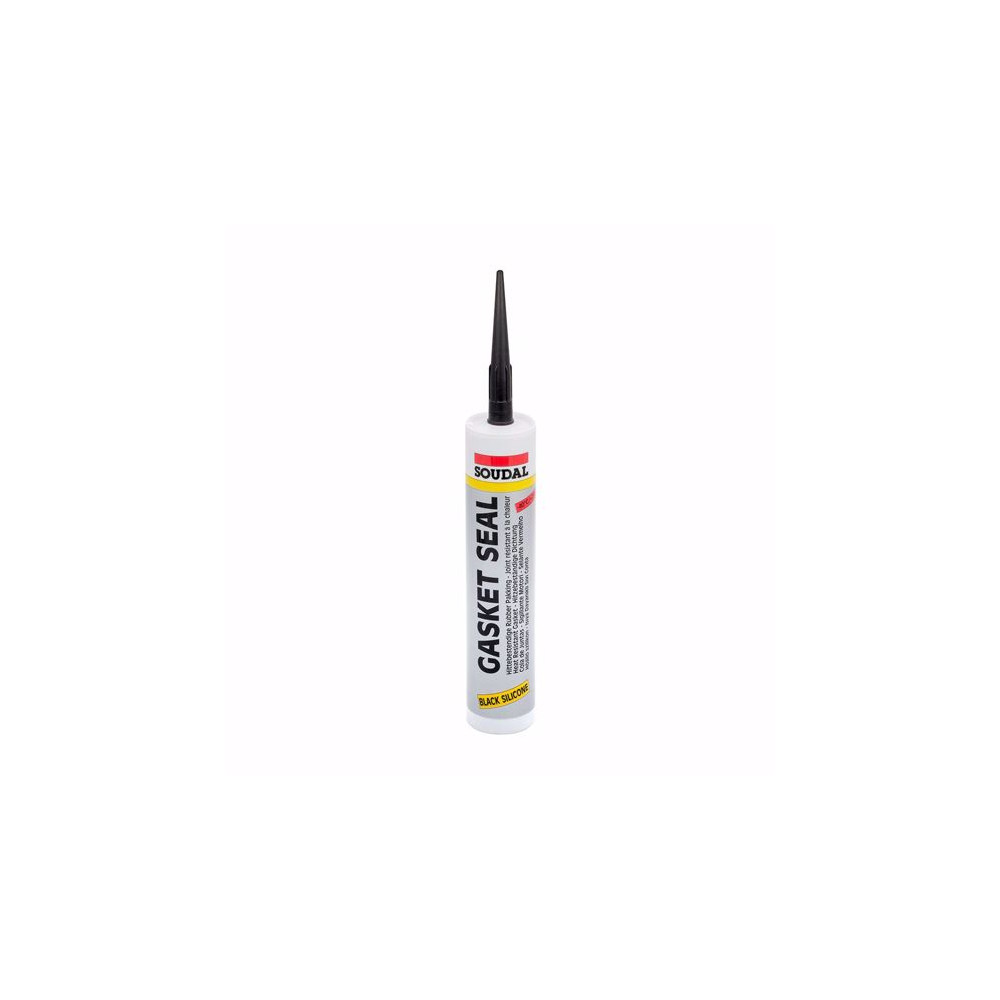 Високотемпературен силикон SOUDAL, Gasket Seal 280 ⁰C, 310 ml, черен Високотемпературен силикон SOUDAL, Gasket Seal 280 ⁰C, 310 ml, черен